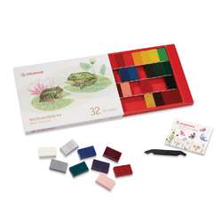 Coffret de 32 blocs de cire à dessiner Stockmar