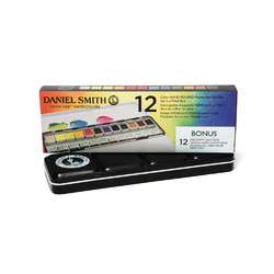 Coffret métal demi-godets aquarelle Daniel Smith