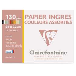 Papier dessin - 12 feuilles 24 x 32 cm - 160 g/m² - Cultura - Couleurs  vives - Papiers et pochettes dessin - Supports de dessin et coloriage