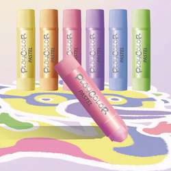 Set de 6 crayons de gouache solide Playcolor