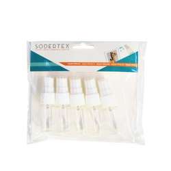 Set de 5 vaporisateurs à pompe avec un capuchon protecteur