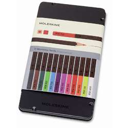Coffret de 12 crayons aquarellables Smart Moleskine