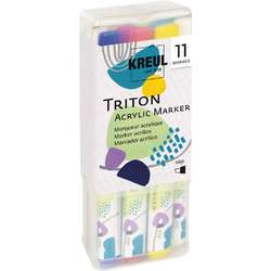Set de marqueurs acryliques Triton Acrylic Marker edge Powerpack Kreul