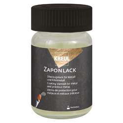 Vernis protecteur Zapon pour métaux et métaux précieux Kreul  