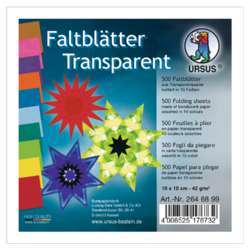 Feuilles de pliage en papier transparent Ursus®