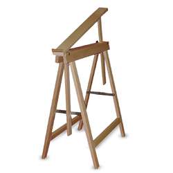 Lot de 2 tréteaux en hêtre