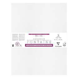 Papier aquarelle Fontaine Extra-Blanc grain fin Clairefontaine