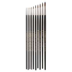 Pinceaux ronds pour peinture à l’huile série 1600 da Vinci