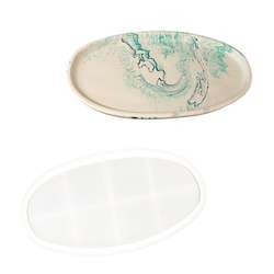 Moule en silicone, coupe ovale grande