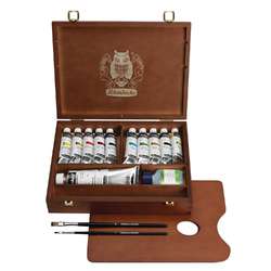Coffret en bois peinture acrylique Primacryl Schmincke