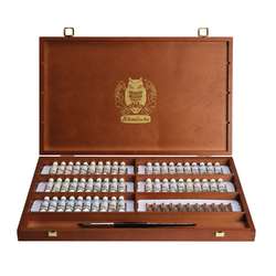 Aquarelles supergranulantes en coffret en bois Schmincke Horadam 