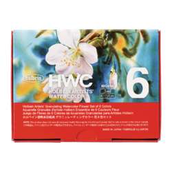 Sets d’aquarelle granulante HWC Artists' Watercolour™ Holbein, 6 tubes de 5 ml
