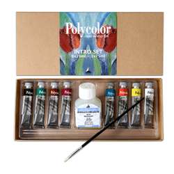 Set initiation peinture acrylique vinylique Polycolor Maimeri