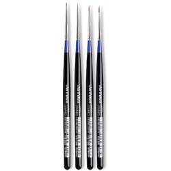 Set de 4 pinceaux synthétiques Colineo série 172 Da Vinci