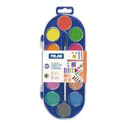 Set de 12 pastilles aquarelle Milan