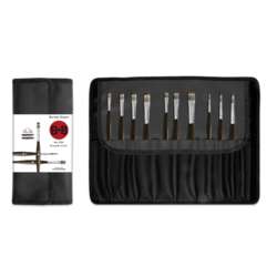 Pochette de 10 pinceaux imitation martre Unico Borciani e Bonazzi