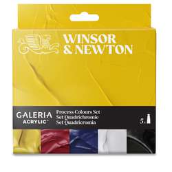Sets thématiques de 5 couleurs acrylique Galeria Winsor & Newton
