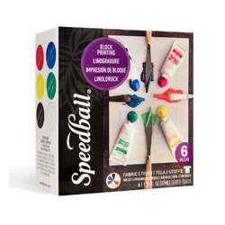 Set encre gravure en relief spéciale tissu