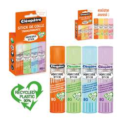 Stick de colle transparents Cléopâtre Cléostick