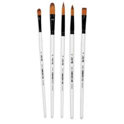 Set de 5 pinceaux moyens n°2 Darwi for You
