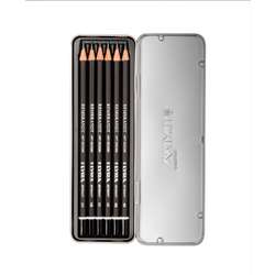 Coffret de 6 crayons graphite Art Design Lyra