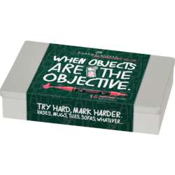 Set de 16 marqueurs acryliques Multimark double pointe « Home » Faber-Castell