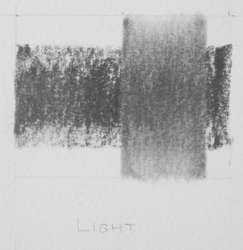 Crayon fusain aquarellable Derwent, Clair