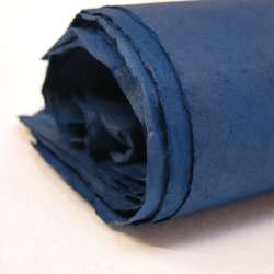 Papier Lokta Khadi, 50 x 75cm, Bleu