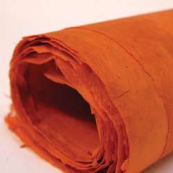 Papier Lokta Khadi, 50 x 75cm, Corail