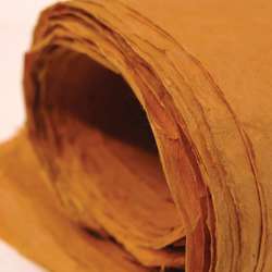 Papier Lokta Khadi, 50 x 75cm, Safran