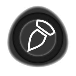 Feutre pointe pinceau Goldfaber Creative Marker, Noir blackout