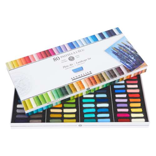 Coffret de 80 demi-pastels à l'Ecu plein air 