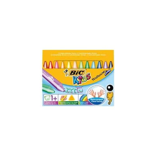  BIC Kids Plastidecor Pack de 144 Craies de coloriage : Toys &  Games