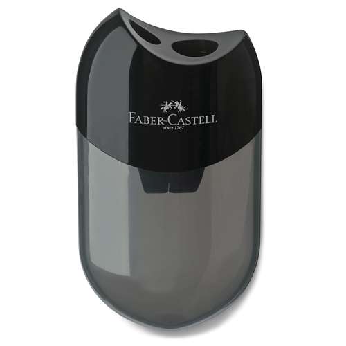 Taille-crayon double Faber-Castell avec réservoir 