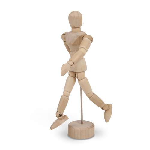 Mannequin articulé en bois 10 cm 