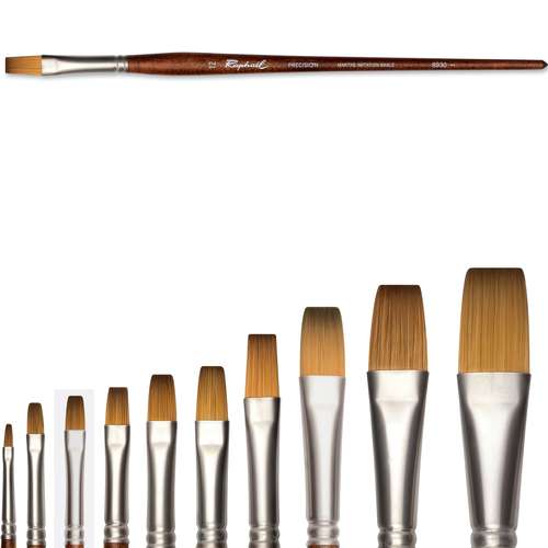 Brosse Précision pointe plate, série 8930 Raphaël 