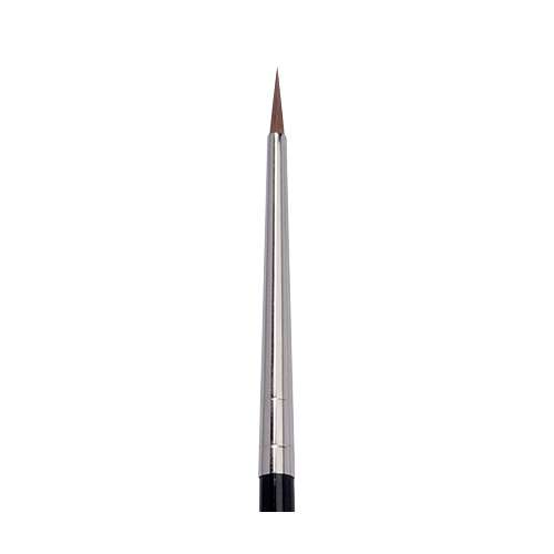 Pinceau aquarelle martre pure Rond Virole laiton nickelé 0036RO Léonard