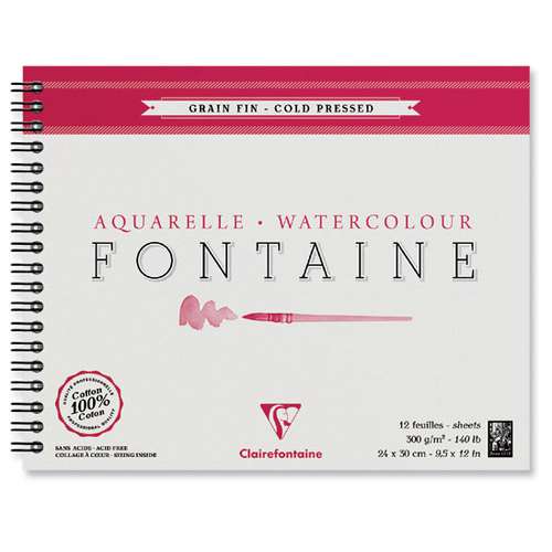 Stock Bureau - CLAIREFONTAINE Album Spiralé Etival Grain Fin 12x18 12 Feuilles 300g Stock Bureau - CLAIREFONTAINE Album Spiralé Etival Grain Fin 12x18 12 Feuilles 300g
