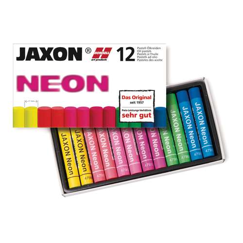 Coffret de pastels Jaxon aux couleurs fluorescentes 