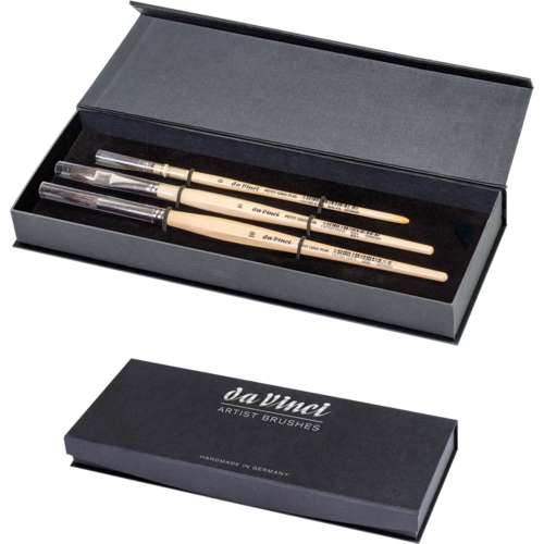 Set de pinceaux aquarelle série 4251 da Vinci Petit Gris, boîte cadeau 