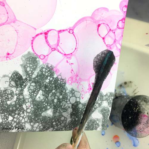 Peindre avec des bulles par Amylee