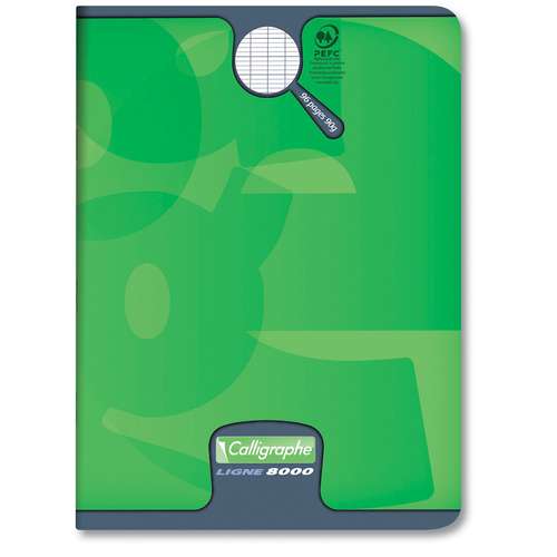 Cahier Calligraphe 8000 Clairefontaine 