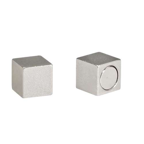 Lot de 4 aimants néodyme en cube Ecobra,  