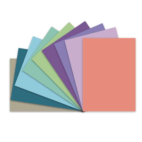 Assortiment de 45 feuilles de papier Ursus couleurs vives 
