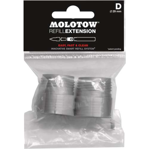 Lot de 2 bagues de recharge Refill extension Molotow 