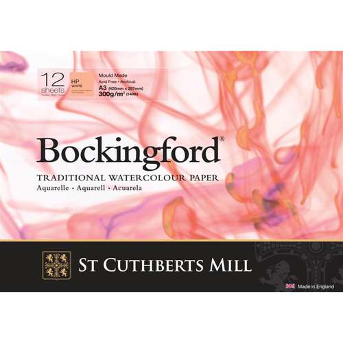 Bloc papier aquarelle Bockingford 300g/m² 