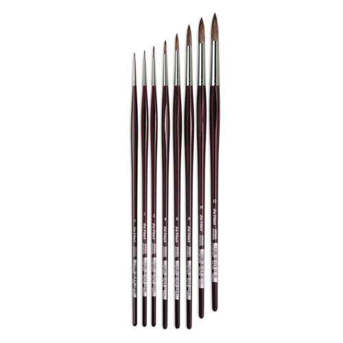 Pinceau série 7795 pointe ronde da Vinci Grigio synthetics 