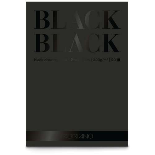 Bloc de papier Fabriano Black Black (300g/m²) 