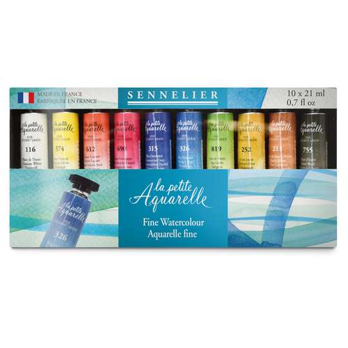 Coffret de 10 tubes La Petite Aquarelle Sennelier 