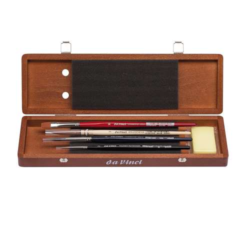 Coffret de 4 pinceaux aquarelle 5280 da Vinci 